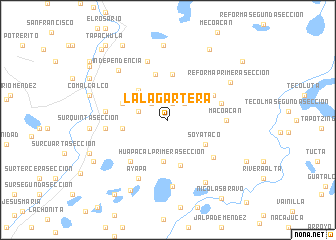 map of La Lagartera