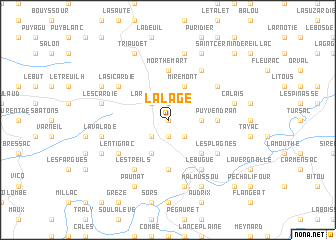 map of Lalage