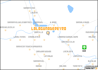 map of La Laguna de Peyro