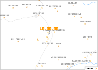 map of La Laguna