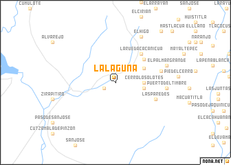 map of La Laguna