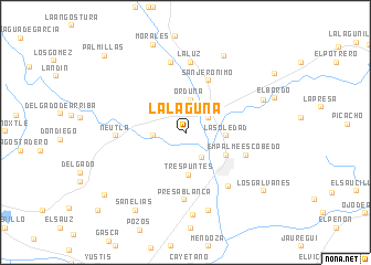 map of La Laguna