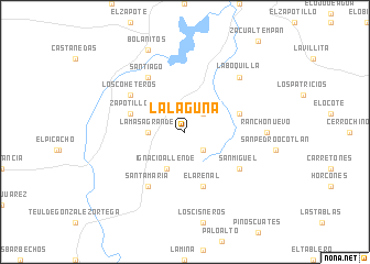 map of La Laguna