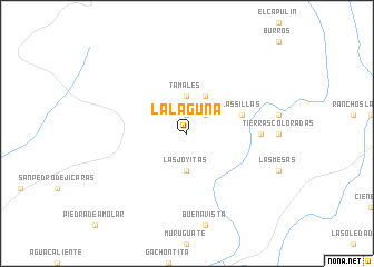 map of La Laguna