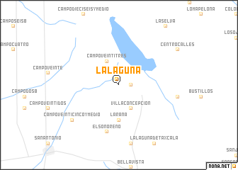 map of La Laguna