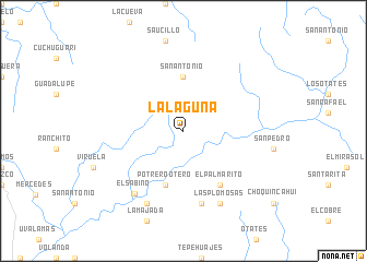 map of La Laguna