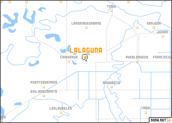 map of La Laguna