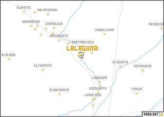 map of La Laguna