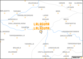 map of La Laguna