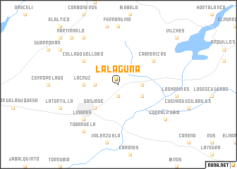 map of La Laguna