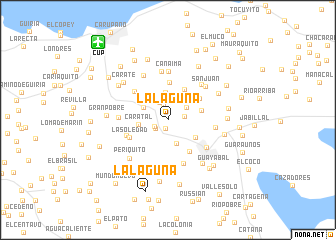 map of La Laguna