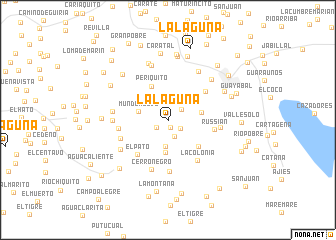 map of La Laguna