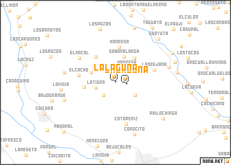 map of La Laguna