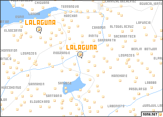 map of La Laguna