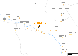 map of La Laguna