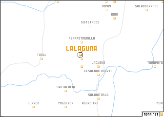 map of La Laguna