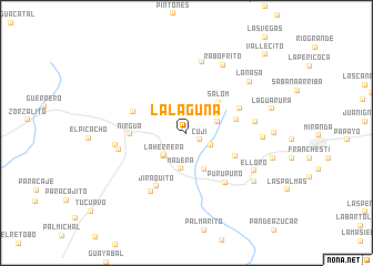 map of La Laguna