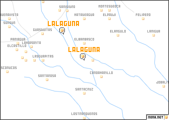 map of La Laguna