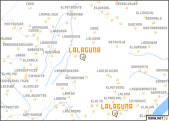 map of La Laguna