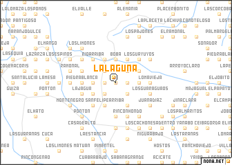 map of La Laguna