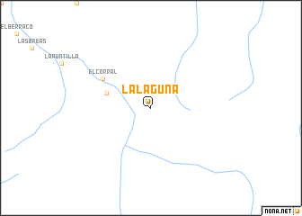 map of La Laguna