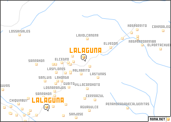 map of La Laguna