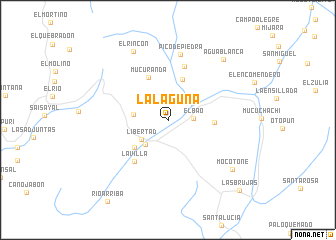 map of La Laguna