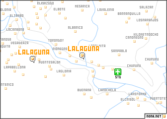 map of La Laguna