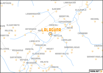 map of La Laguna