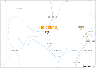 map of La Laguna