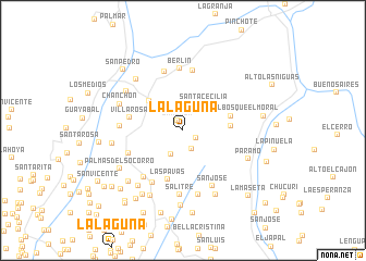 map of La Laguna