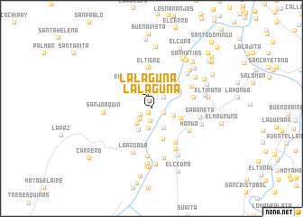 map of La Laguna