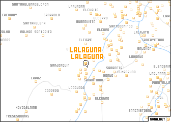 map of La Laguna