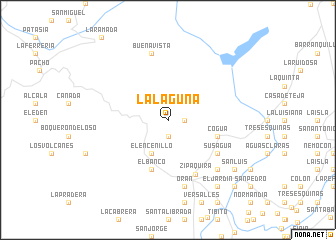 map of La Laguna