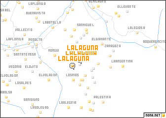 map of La Laguna