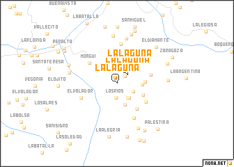 map of La Laguna