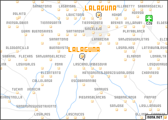 map of La Laguna