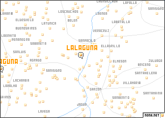 map of La Laguna
