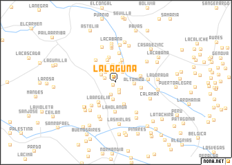 map of La Laguna