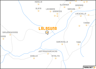 map of La Laguna