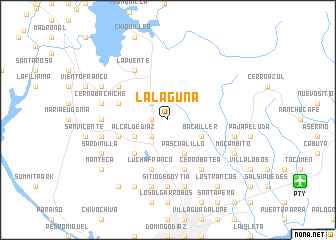 map of La Laguna