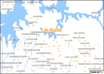 map of La Laguna