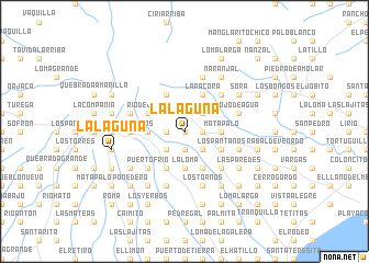 map of La Laguna