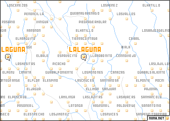 map of La Laguna