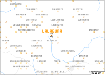 map of La Laguna