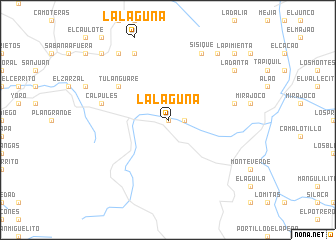 map of La Laguna