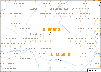 map of La Laguna