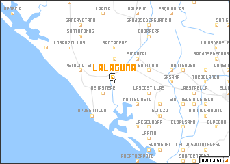 map of La Laguna