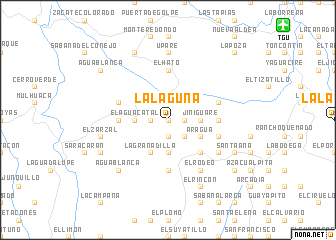 map of La Laguna