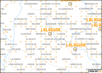 map of La Laguna